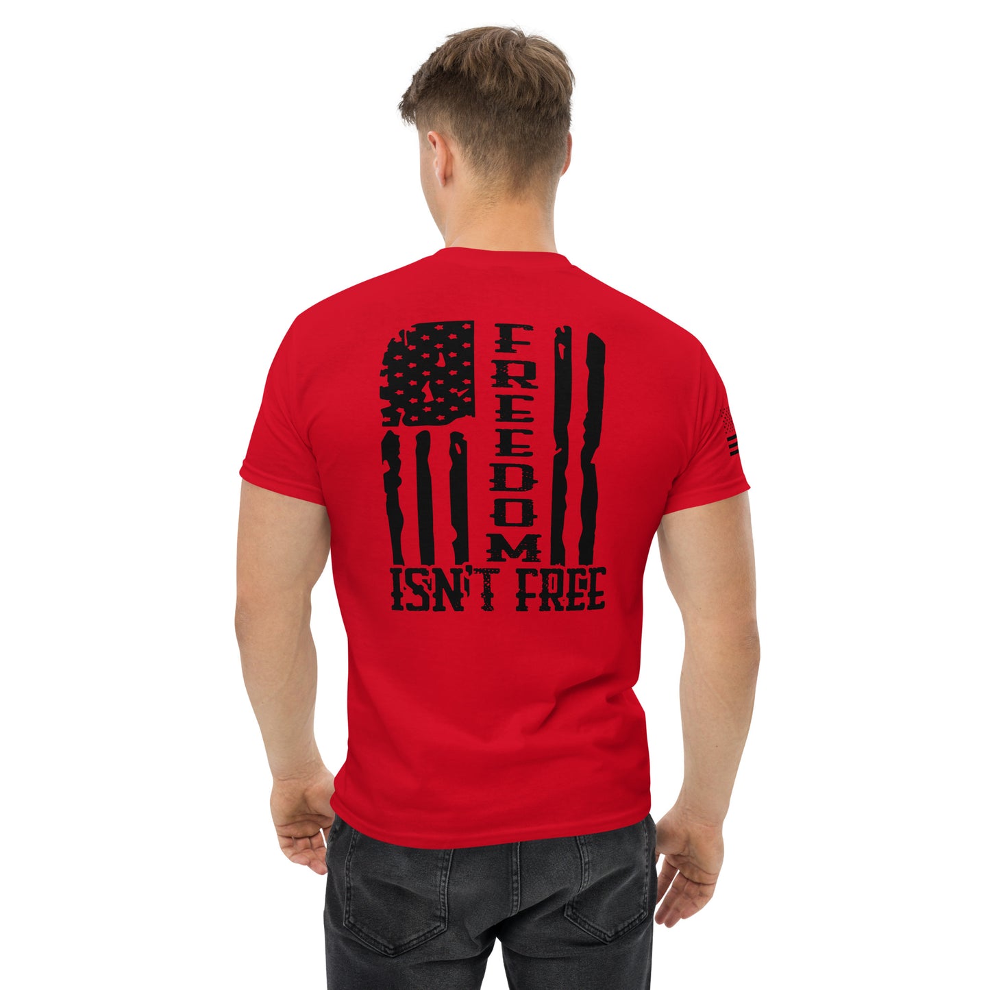 Men's Gildan Cotton Tee - Freedom Isn't Free - FAFO Sportswear
