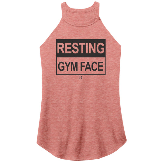 Rocker Tank - Resting Gym Face - FAFO Sportswear