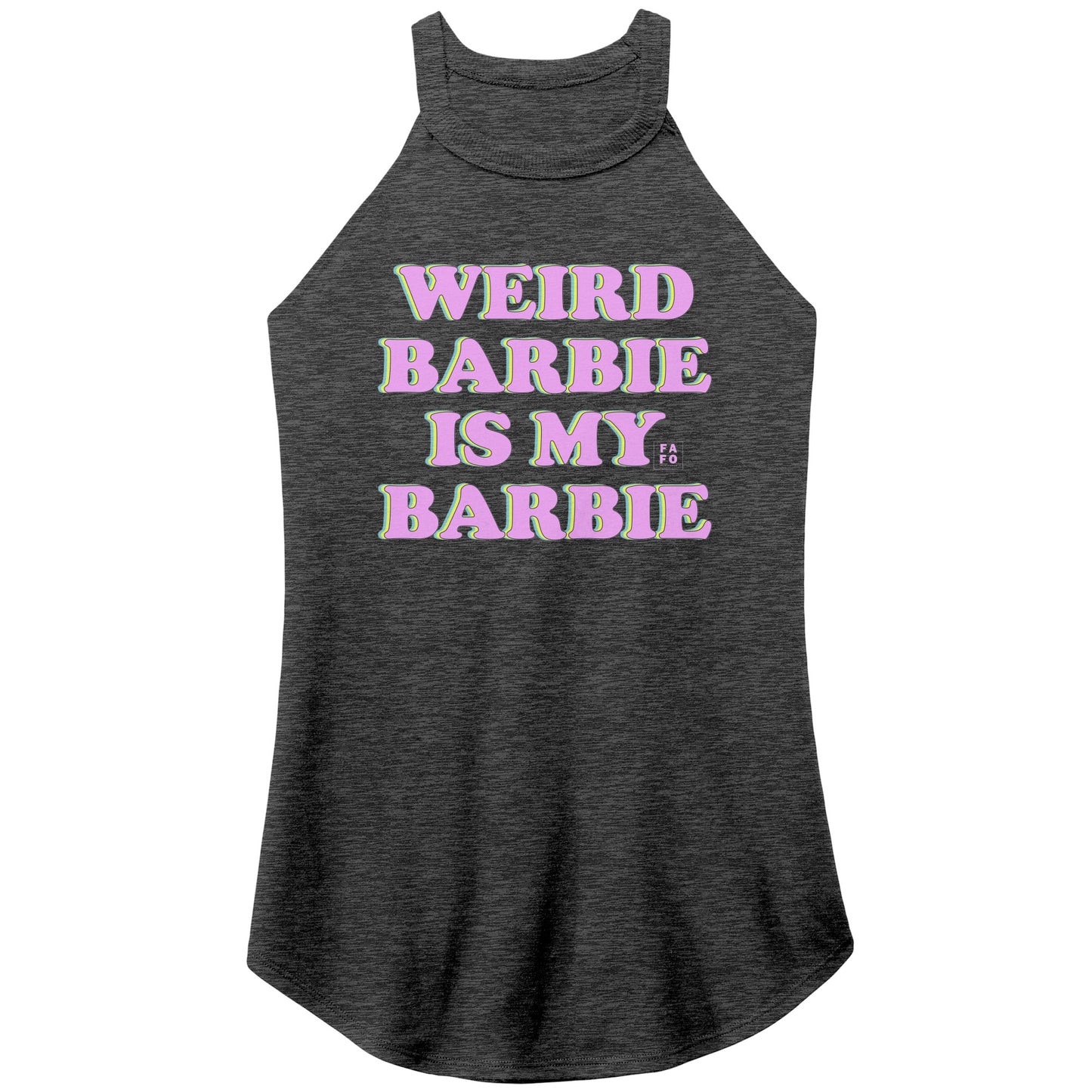 Rocker Tank - Weird Barbie is My Barbie - FAFO Sportswear