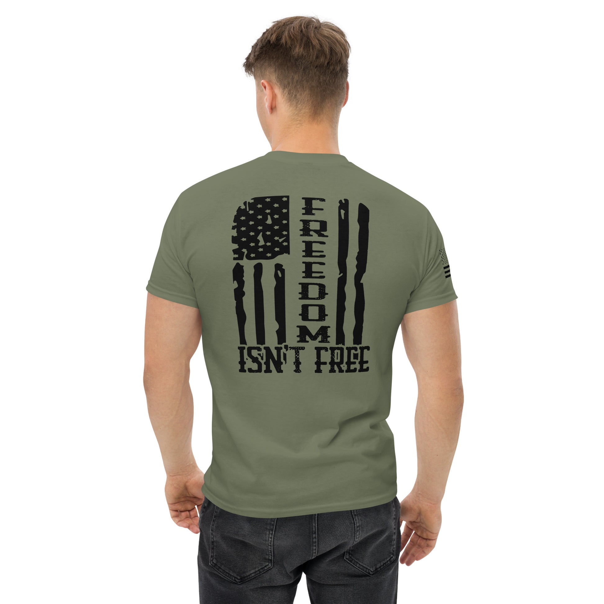 Men's Gildan Cotton Tee - Freedom Isn't Free - FAFO Sportswear