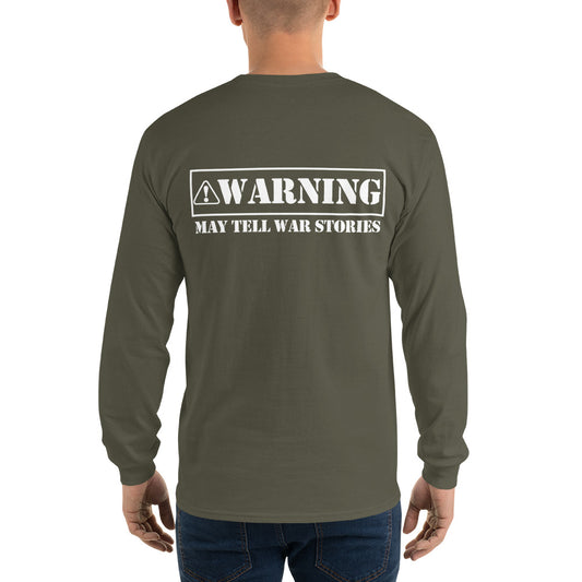 Men’s Cotton Long Sleeve Shirt - May Tell War Stories - FAFO Sportswear