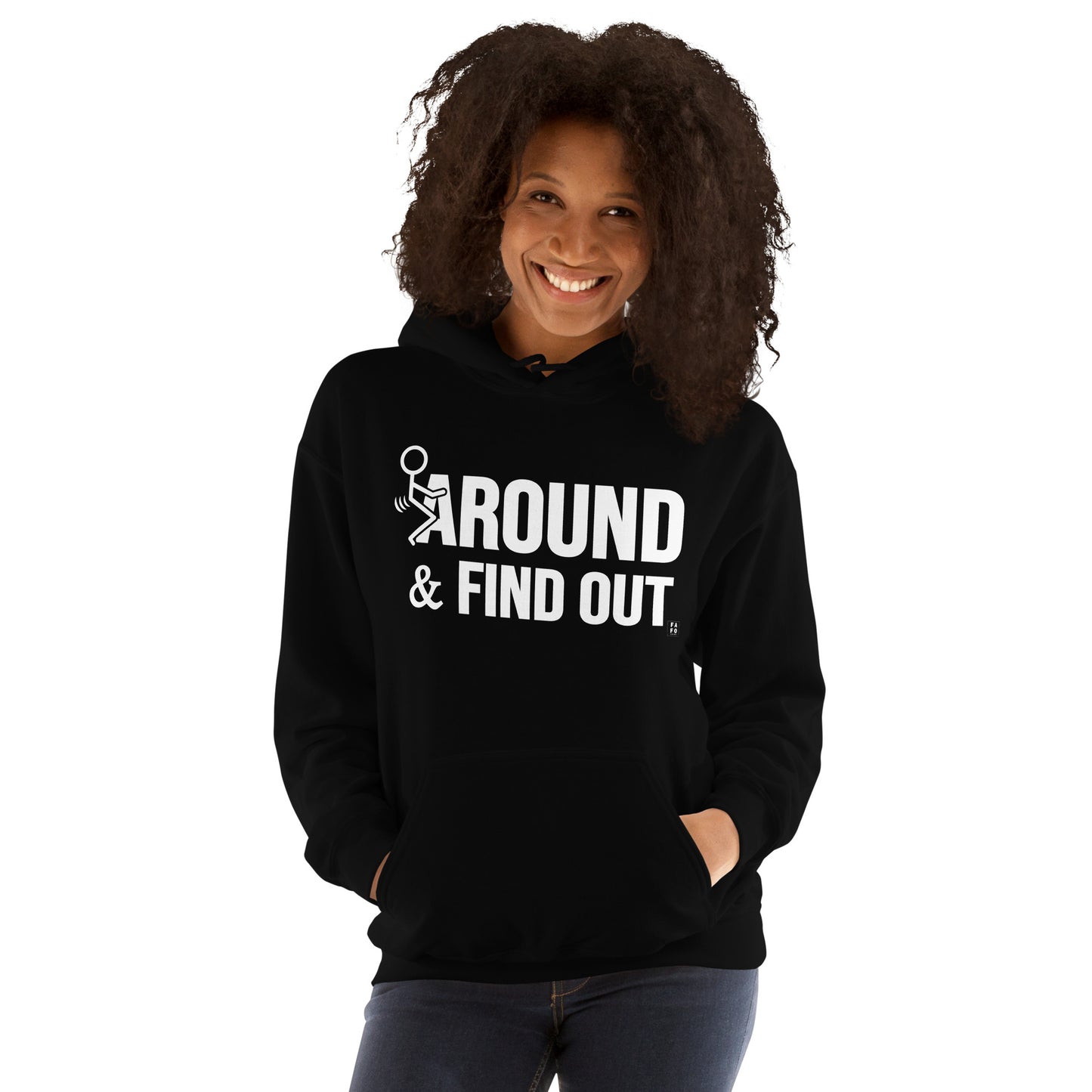 Unisex Hoodie - FK Around and Find Out - Wht