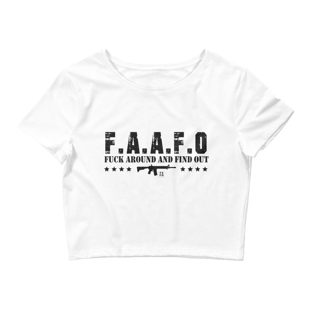 Women’s Gym Crop Tee - F.A.A.F.O - FAFO Sportswear