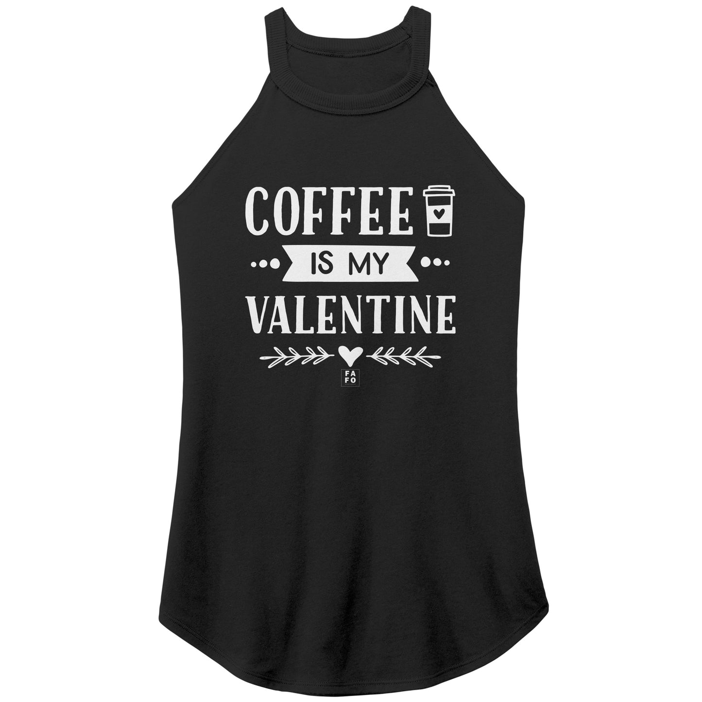 Rocker Tank - Coffee Valentine - FAFO Sportswear