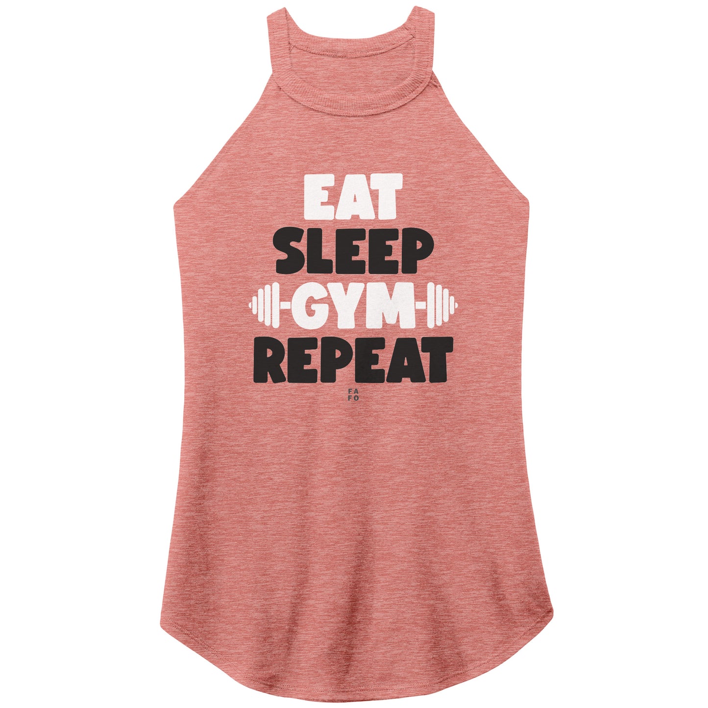 Rocker Tank - Eat Sleep Gym Repeat - FAFO Sportswear
