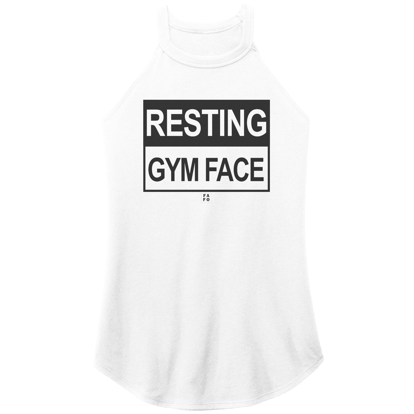 Rocker Tank - Resting Gym Face - FAFO Sportswear