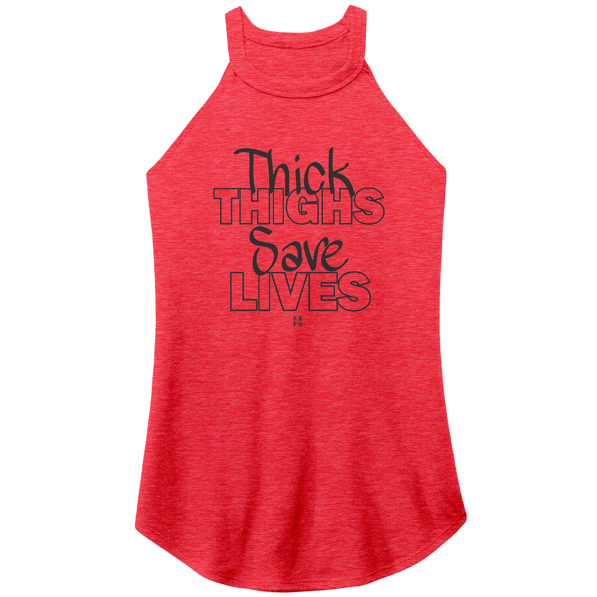 Rocker Tank - Thick Thighs Save Lives - FAFO Sportswear