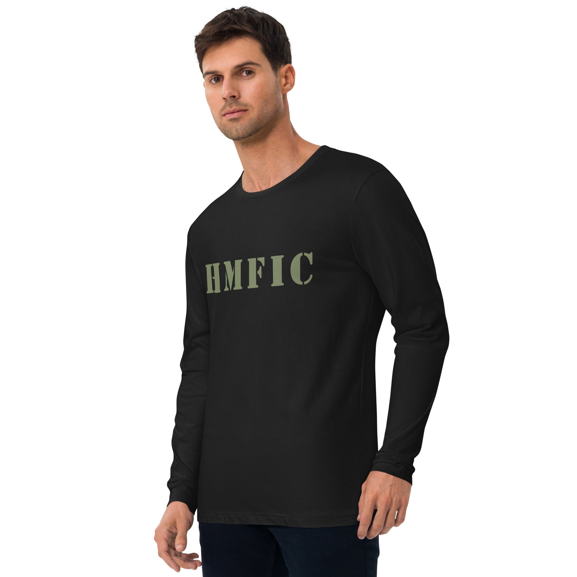 Men's Long Sleeve Crew Shirt - HMFIC - FAFO Sportswear