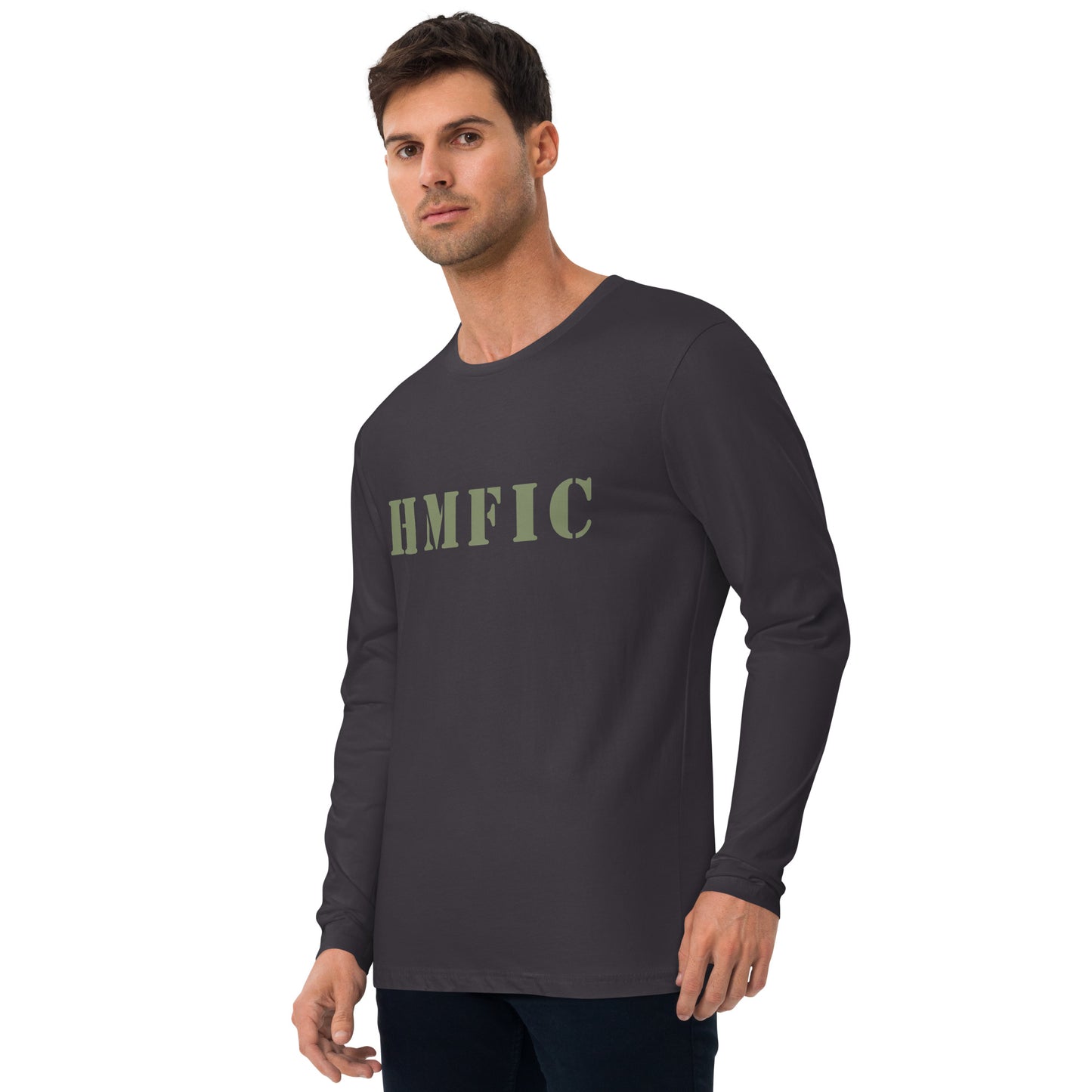 Men's Long Sleeve Crew Shirt - HMFIC - FAFO Sportswear