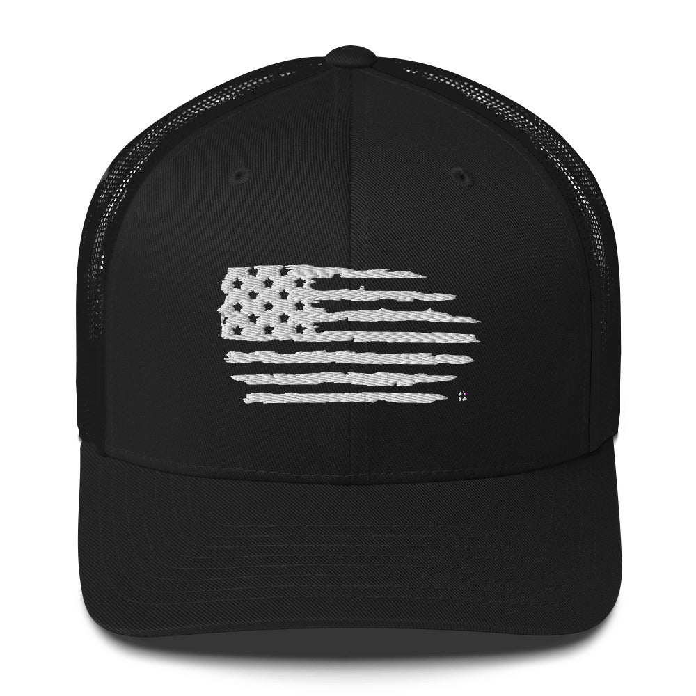 Trucker Cap - Distressed Flag - FAFO Sportswear