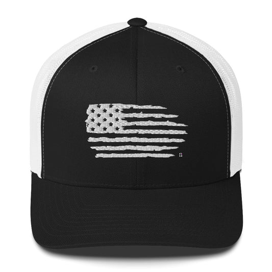 Trucker Cap - Distressed Flag - FAFO Sportswear