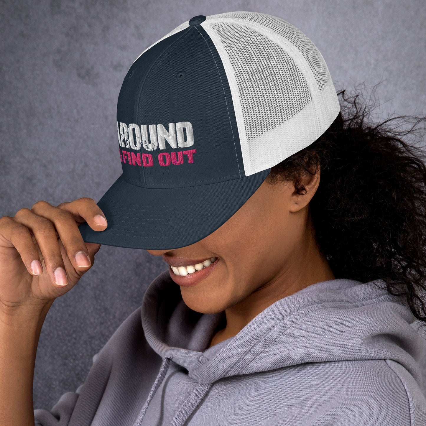 Trucker Cap - Fk Around and Find Out - Pink - FAFO Sportswear