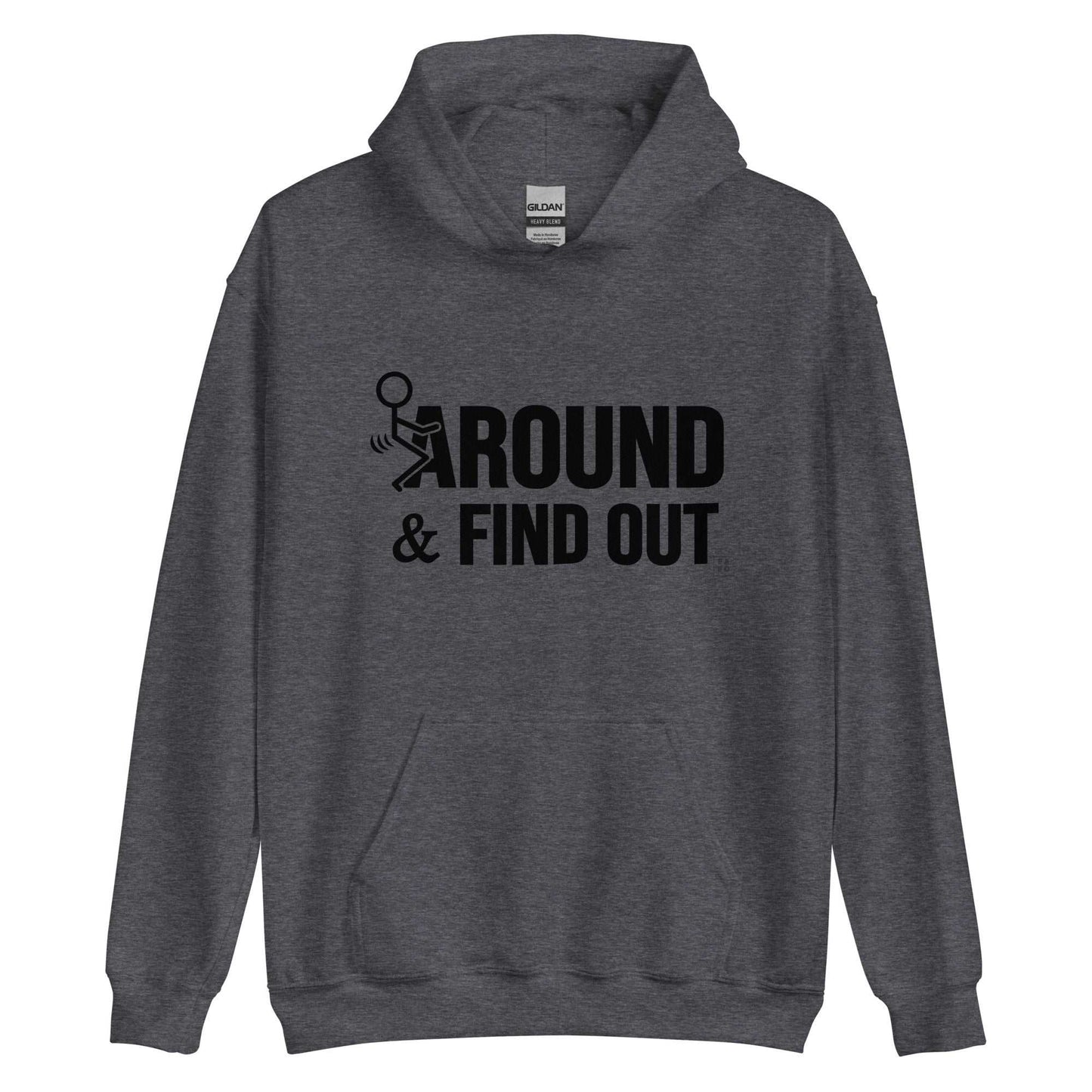 Unisex Hoodie - F*K Around & Find Out - FAFO Sportswear - Grey