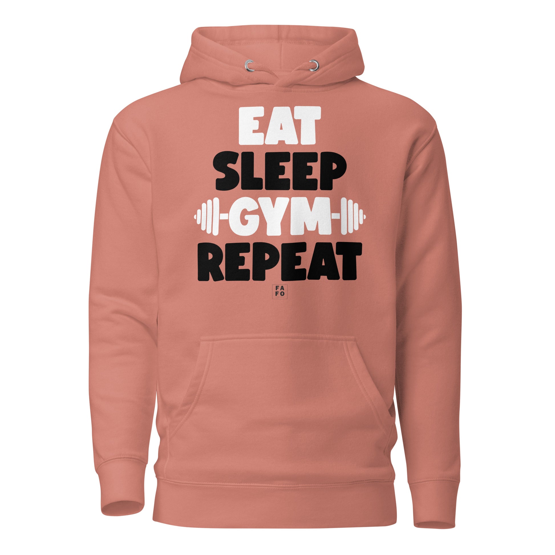 Women's Hoodie - Eat Sleep Gym Repeat - FAFO Sportswear